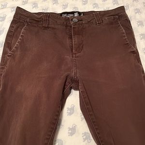 RSQ Seattle skinny tapered chinos brown 31x34